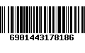 Código de Barras 6901443178186