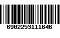 Código de Barras 6902253111646