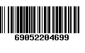 Código de Barras 69052204699