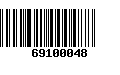 Código de Barras 69100048