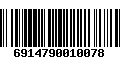 Código de Barras 6914790010078