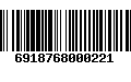 Código de Barras 6918768000221