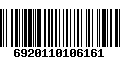 Código de Barras 6920110106161