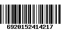 Código de Barras 6920152414217