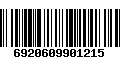 Código de Barras 6920609901215