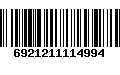 Código de Barras 6921211114994