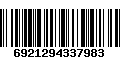 Código de Barras 6921294337983