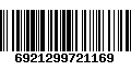 Código de Barras 6921299721169