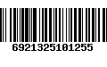 Código de Barras 6921325101255