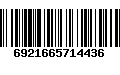 Código de Barras 6921665714436