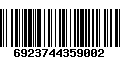 Código de Barras 6923744359002