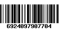 Código de Barras 6924097907704