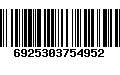 Código de Barras 6925303754952