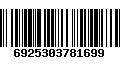 Código de Barras 6925303781699