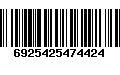 Código de Barras 6925425474424