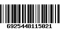 Código de Barras 6925448115021