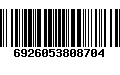 Código de Barras 6926053808704