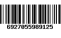 Código de Barras 6927055989125