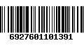 Código de Barras 6927601101391