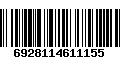 Código de Barras 6928114611155