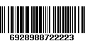 Código de Barras 6928988722223