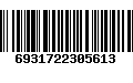 Código de Barras 6931722305613