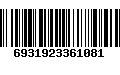 Código de Barras 6931923361081