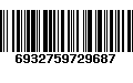 Código de Barras 6932759729687