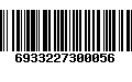 Código de Barras 6933227300056