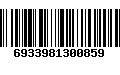 Código de Barras 6933981300859