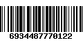 Código de Barras 6934487770122