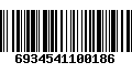 Código de Barras 6934541100186