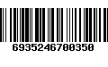 Código de Barras 6935246700350