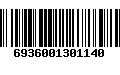 Código de Barras 6936001301140