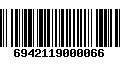 Código de Barras 6942119000066