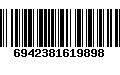 Código de Barras 6942381619898