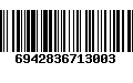 Código de Barras 6942836713003