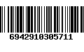 Código de Barras 6942910305711