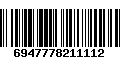 Código de Barras 6947778211112