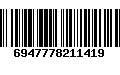 Código de Barras 6947778211419