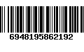 Código de Barras 6948195862192