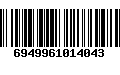 Código de Barras 6949961014043