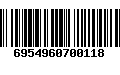 Código de Barras 6954960700118