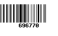 Código de Barras 696770