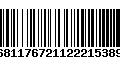 Código de Barras 6968117672112221538987