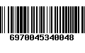 Código de Barras 6970045340048