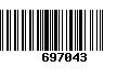 Código de Barras 697043