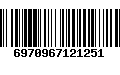 Código de Barras 6970967121251