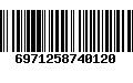 Código de Barras 6971258740120