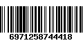 Código de Barras 6971258744418